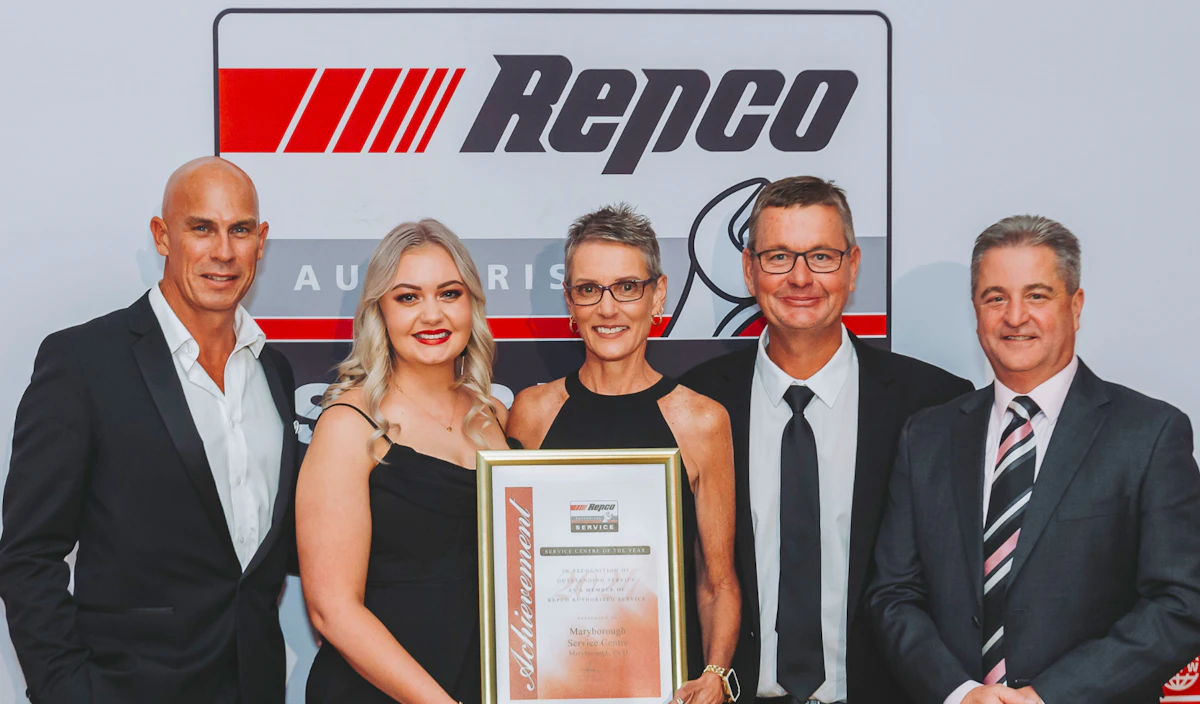 Maryborough Service Centre wins the 2024 Repco Authorised Service - Service Centre of the Year award